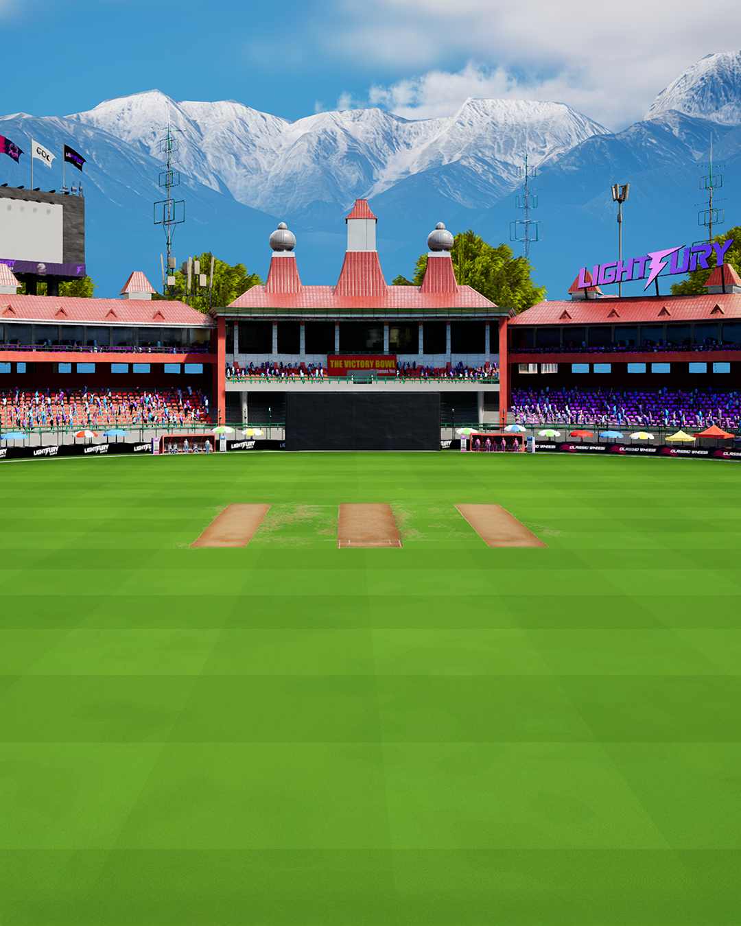 E-Cricket gameplay screenshot