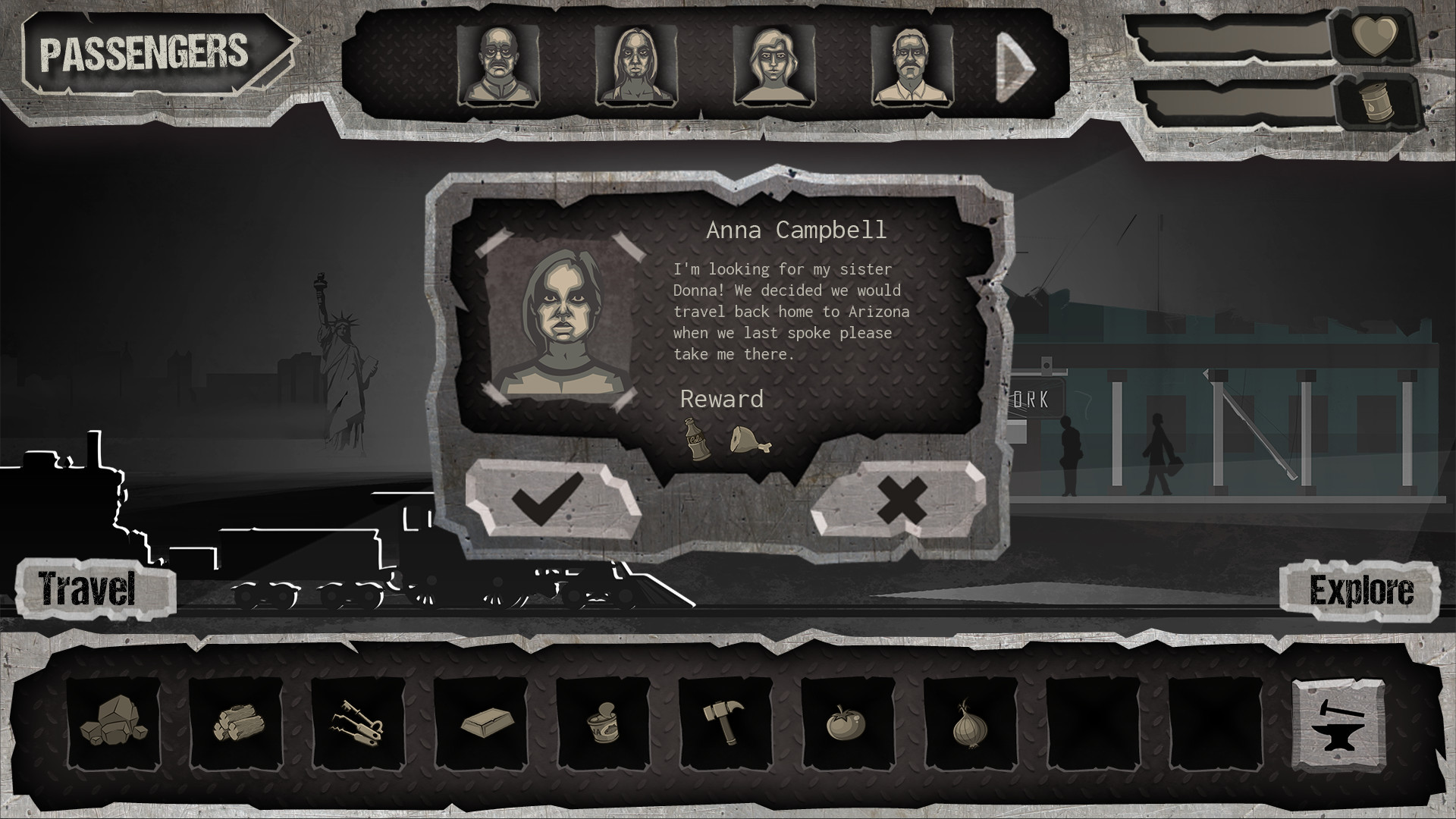 The Last Train gameplay screenshot
